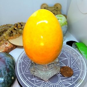 ORANGE AGATE EGG